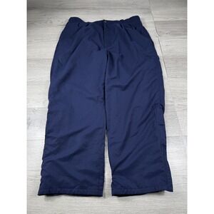 Vintage Tourney Pants Mens M Blue Microfiber Waterproof Windproof Gore-Tex